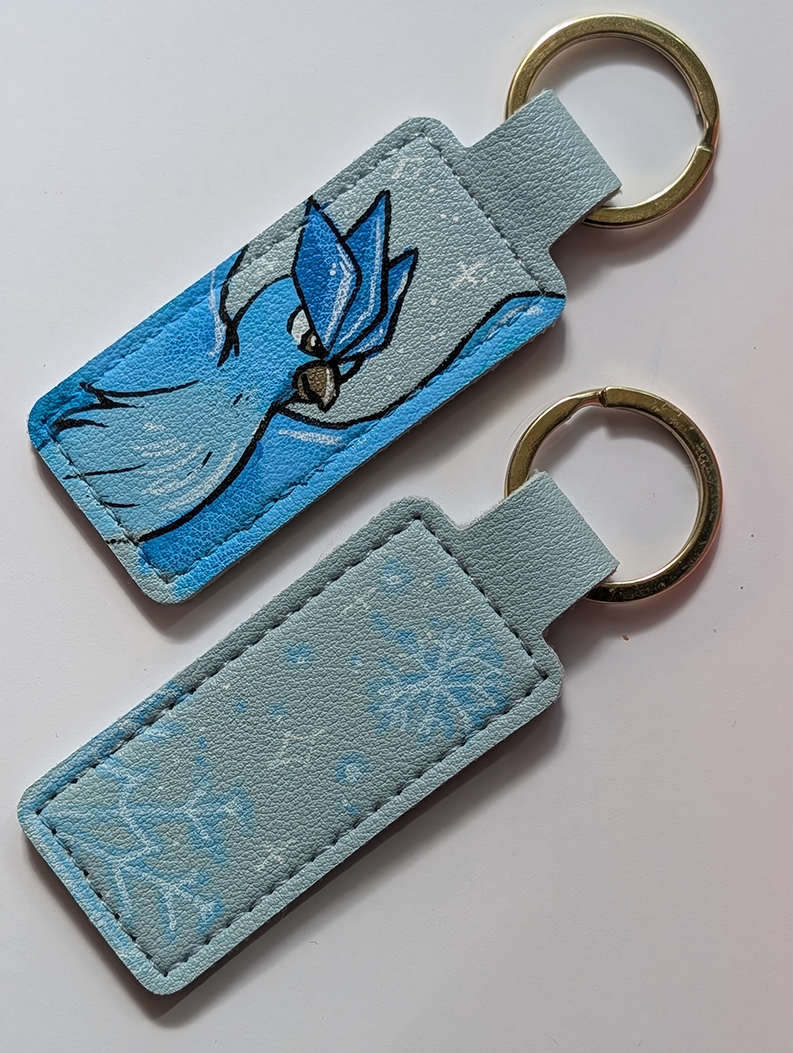 Premade Hand Painted Keyrings