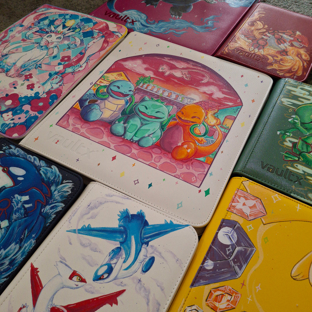 Custom Hand Painted Vault X Binder