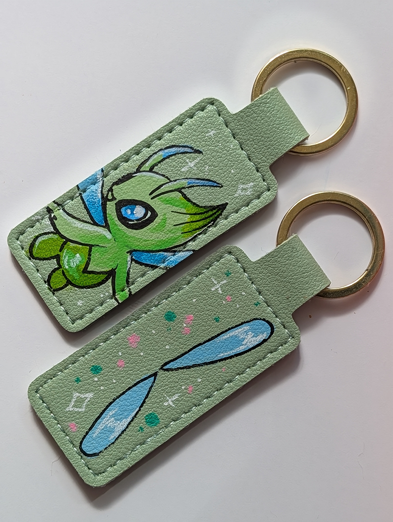 Premade Hand Painted Keyrings