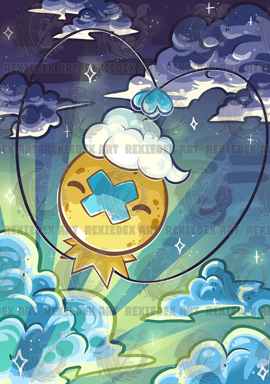 I 💜 Drifloon A5 Print
