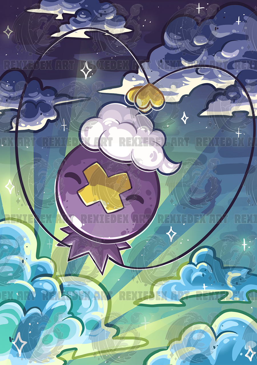 I 💜 Drifloon A5 Print