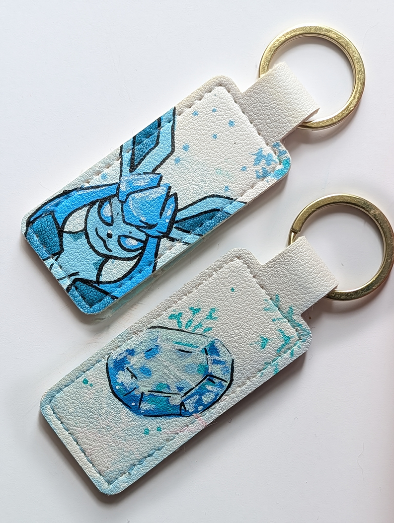 Premade Hand Painted Keyrings