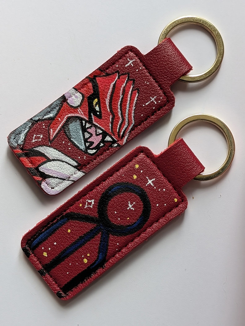Premade Hand Painted Keyrings