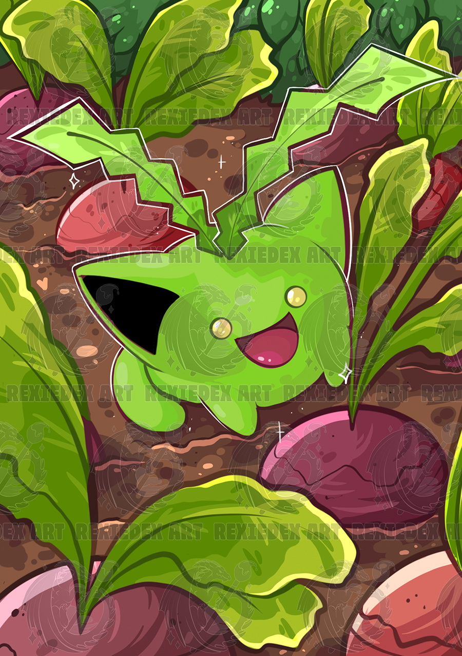 Happy Hoppip A5 Print