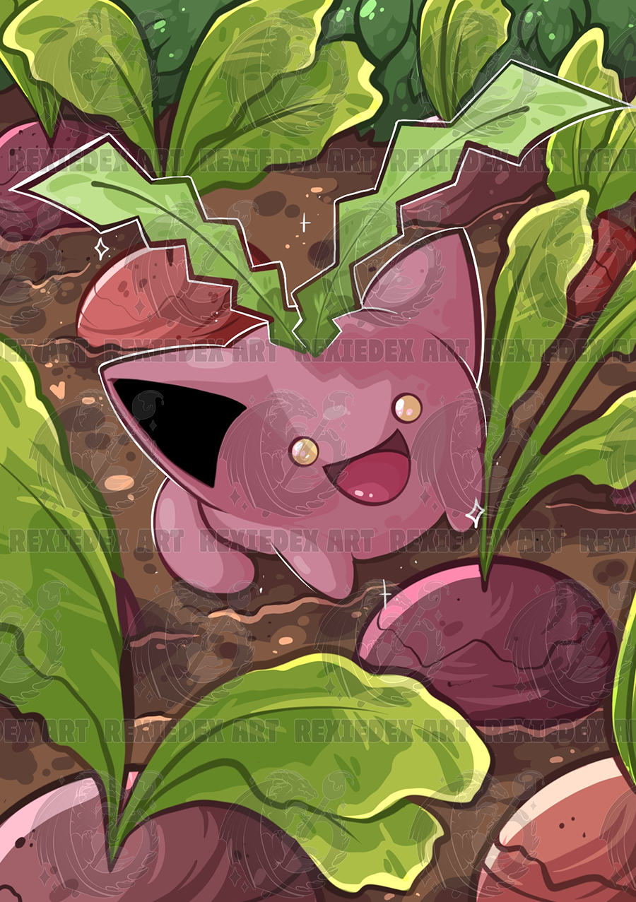 Happy Hoppip A5 Print