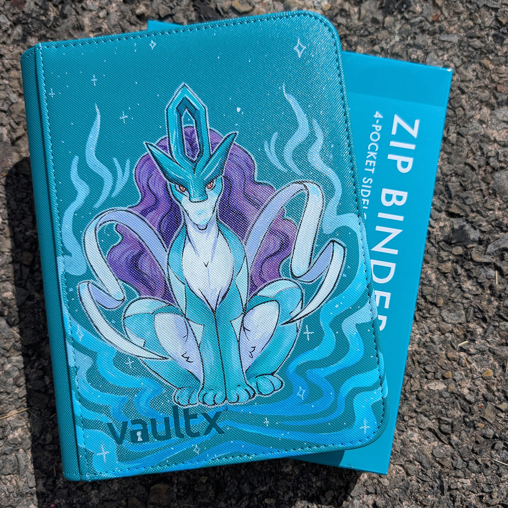 Suicune | The Roaming Downpour - 4 Pocket Vault X Binder