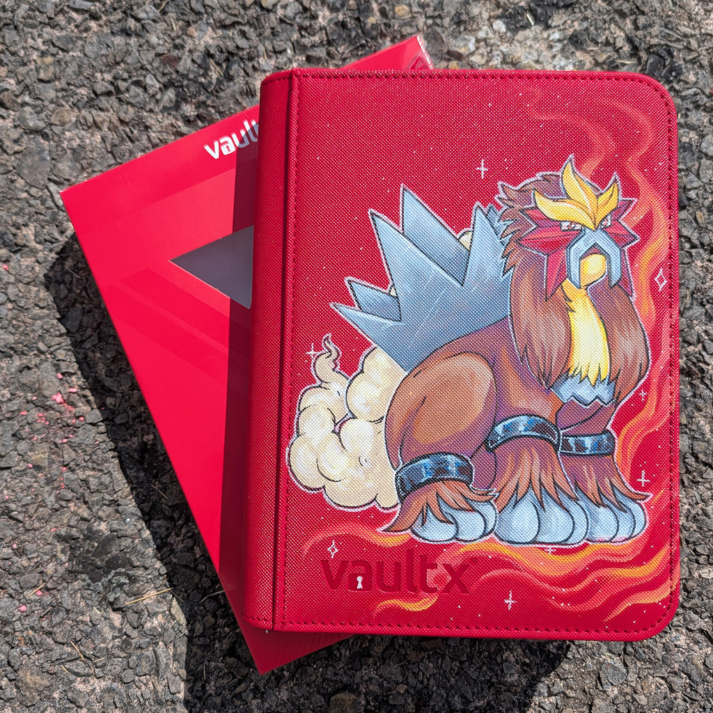 Entei | The Roaming Fire - 4 Pocket Vault X Binder