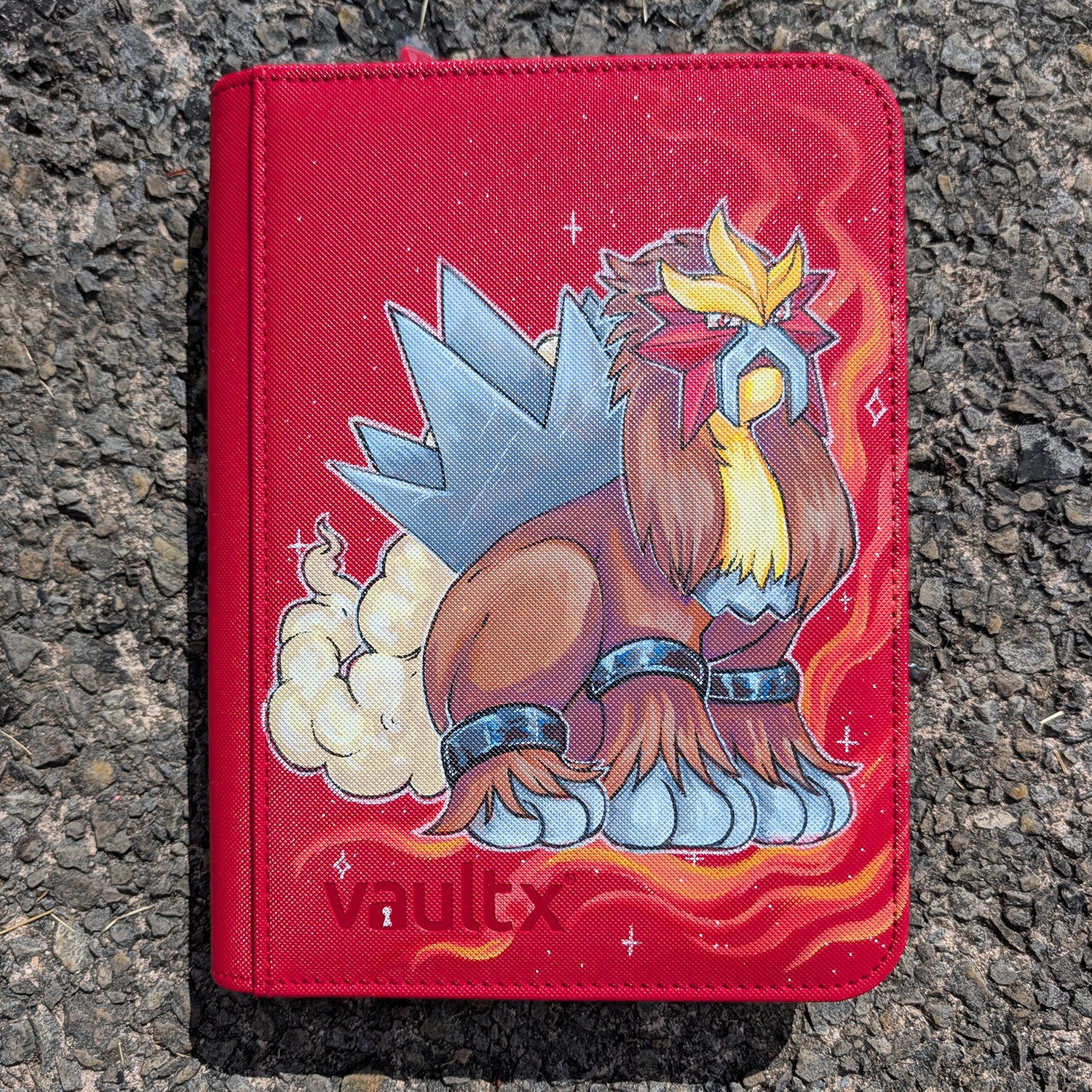 Entei | The Roaming Fire - 4 Pocket Vault X Binder