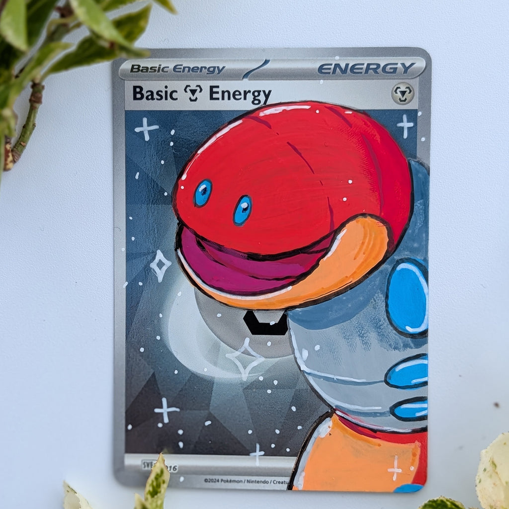 Orthworm | Holographic Energy Card Art