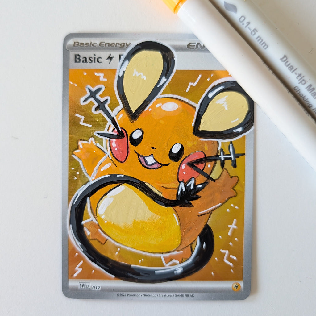 Custom Hand Painted Energy Cards