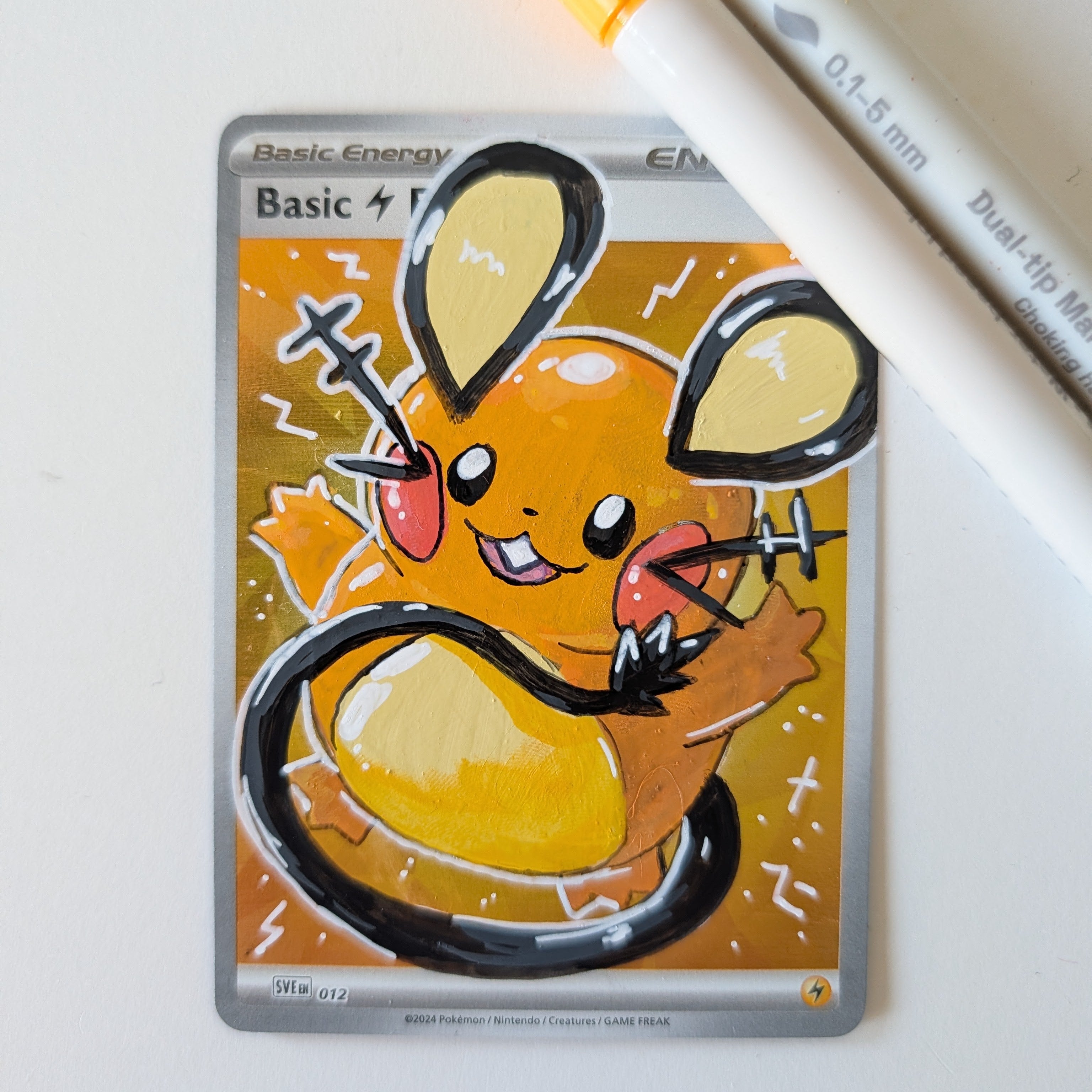 Custom Hand Painted Energy Cards