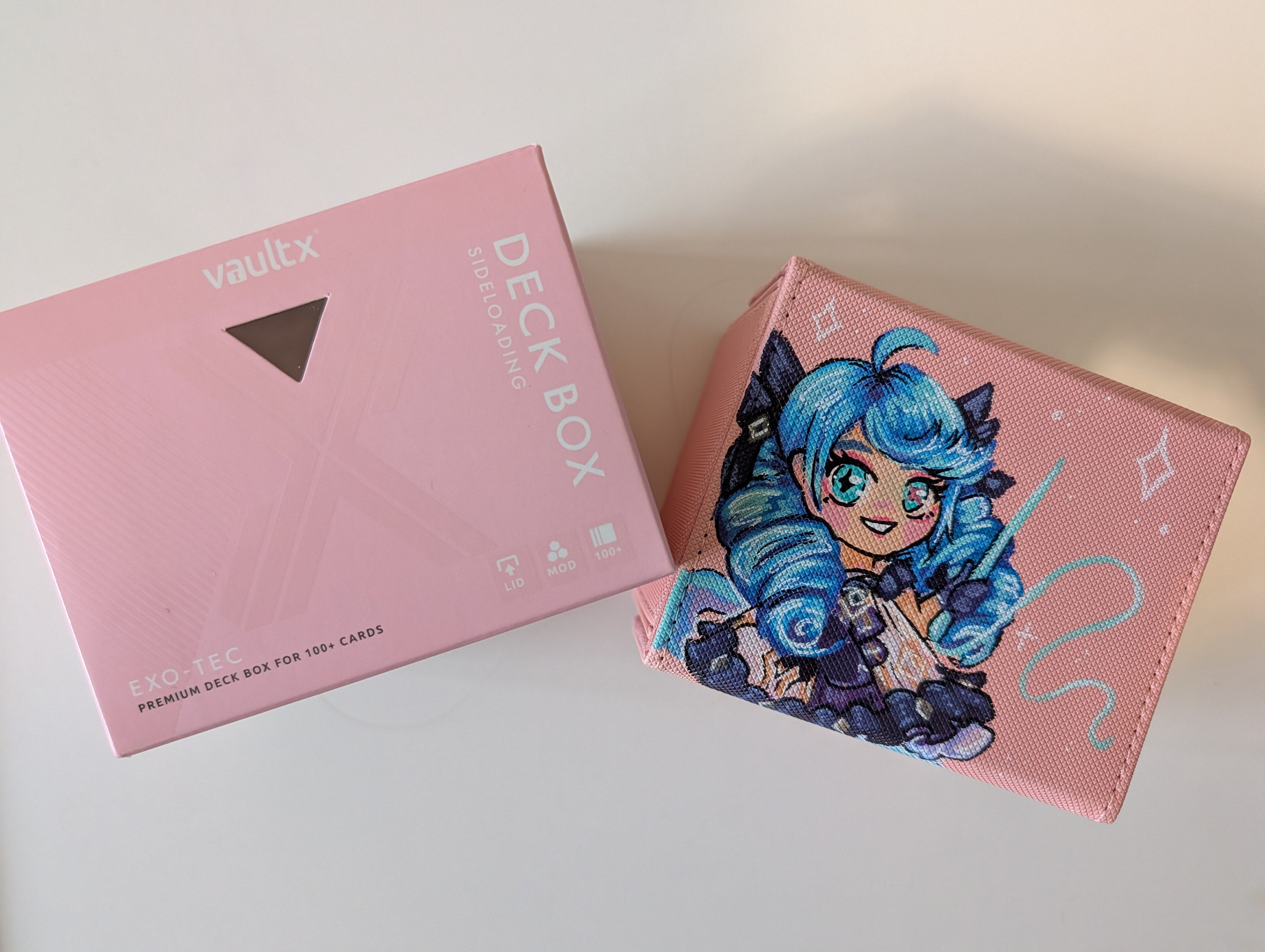 Custom Hand Painted Deck Box