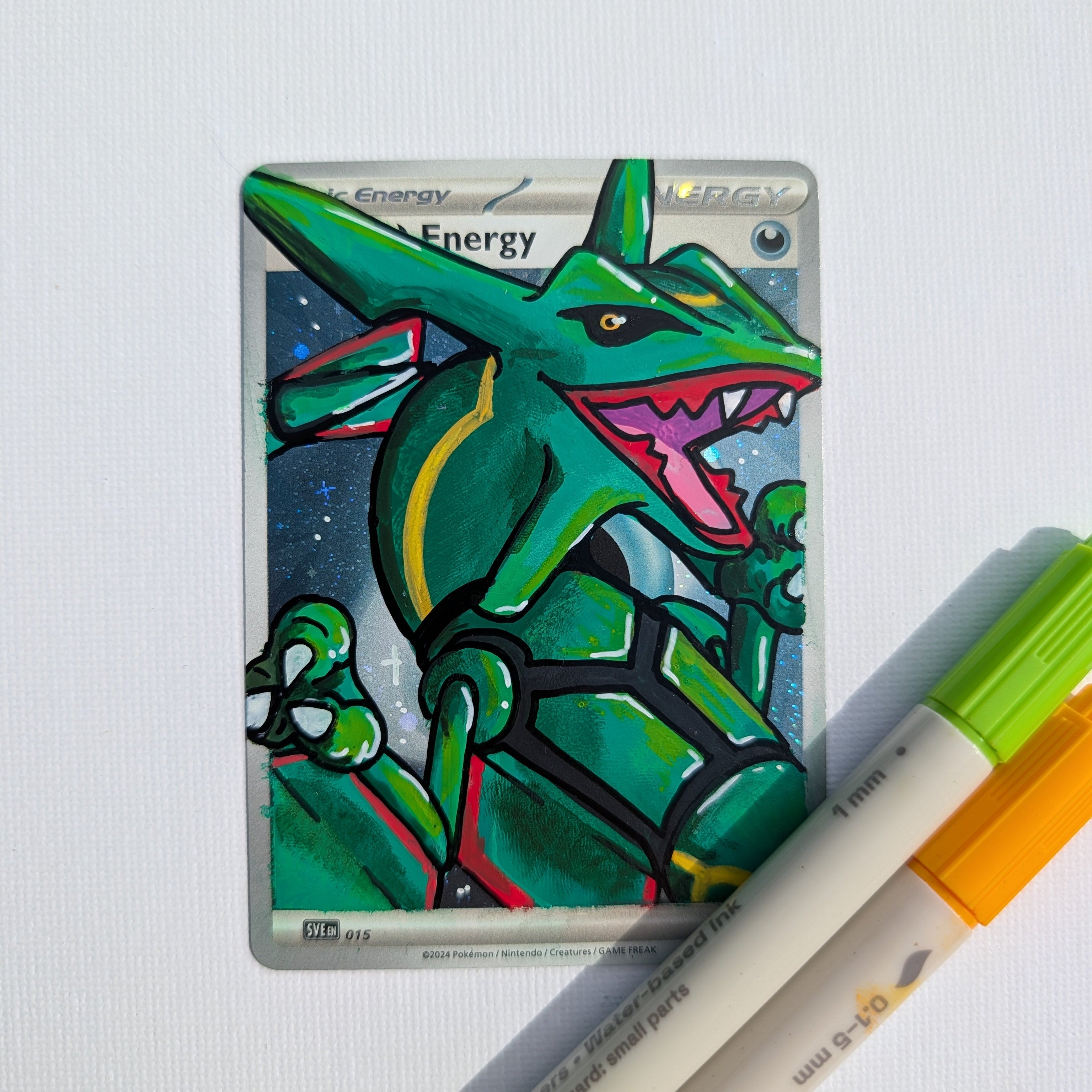 Custom Hand Painted Energy Cards