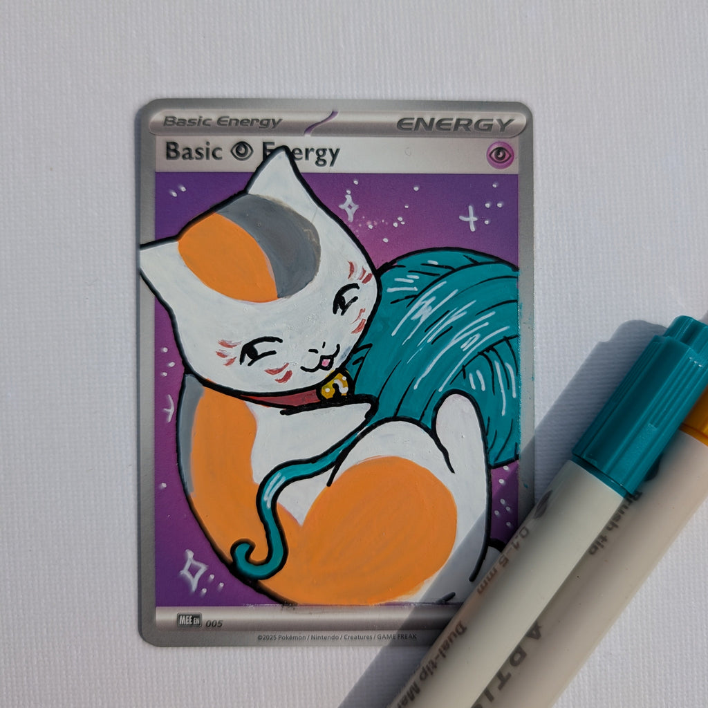 Custom Hand Painted Energy Cards