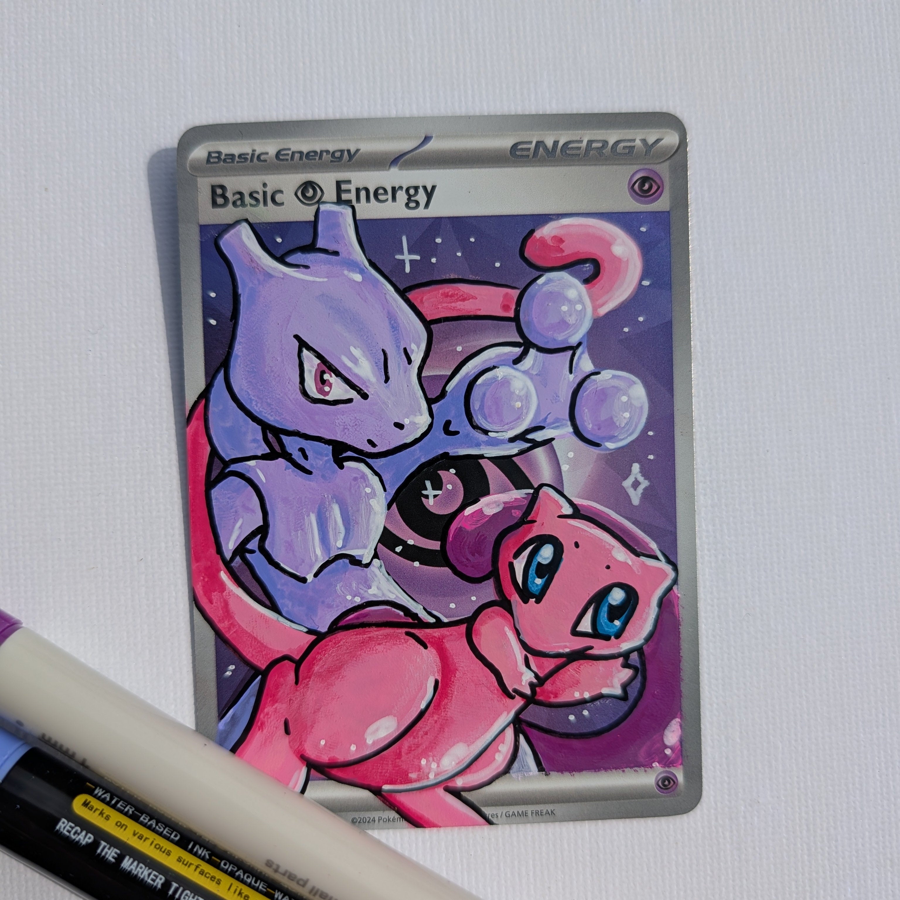 Custom Hand Painted Energy Cards