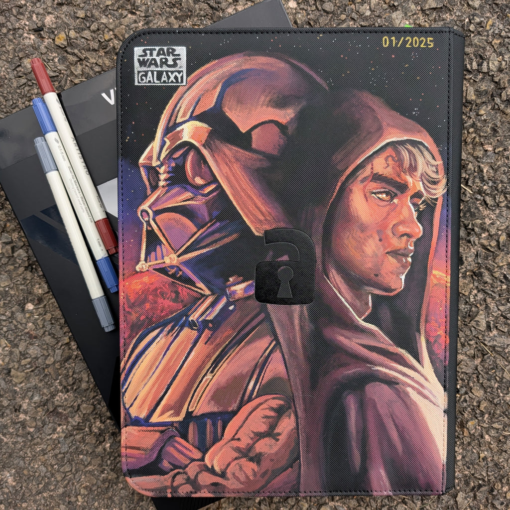 Custom Hand Painted Vault X Binder