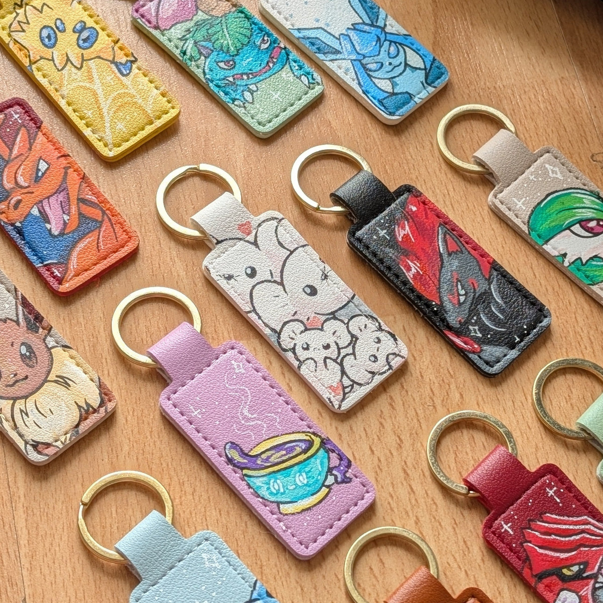 Custom Hand Painted Keyring