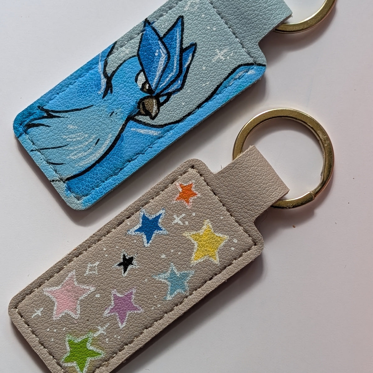Custom Hand Painted Keyring