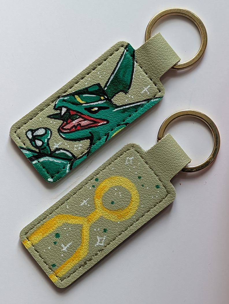 Premade Hand Painted Keyrings