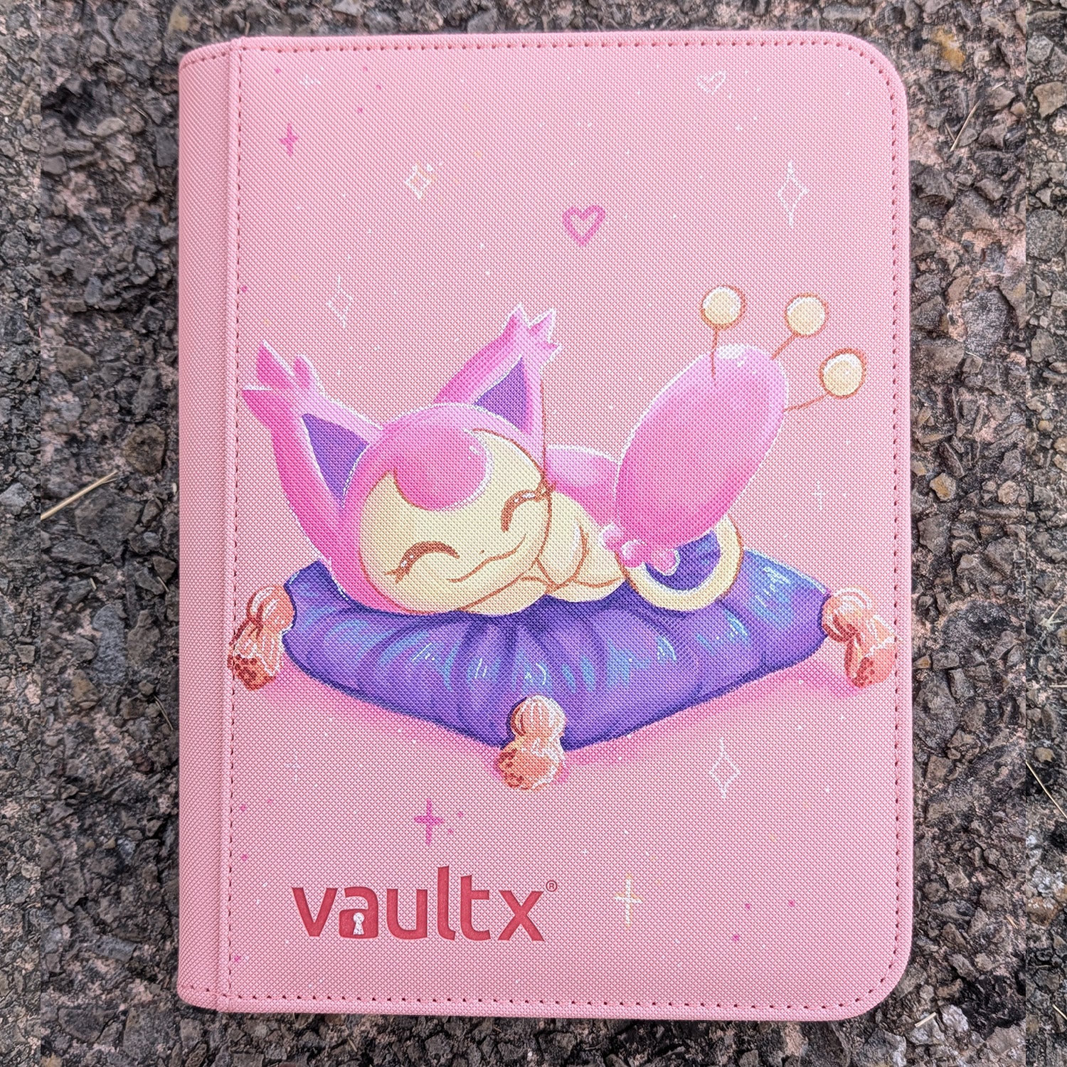 Skitty | The Purrfect Pillow - 4 Pocket Vault X Binder