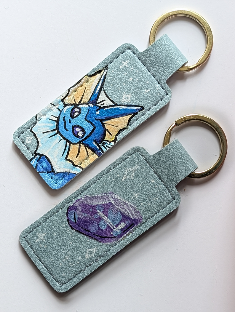 Premade Hand Painted Keyrings