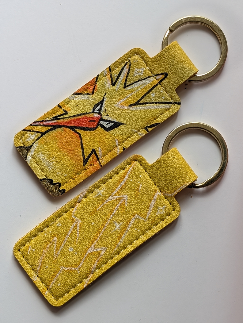 Premade Hand Painted Keyrings