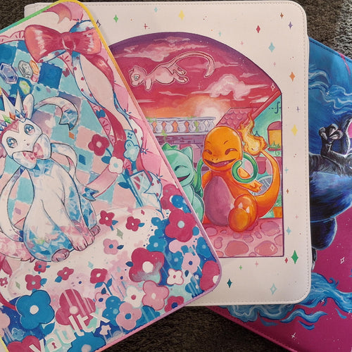 Custom Hand Painted Vault X Binder