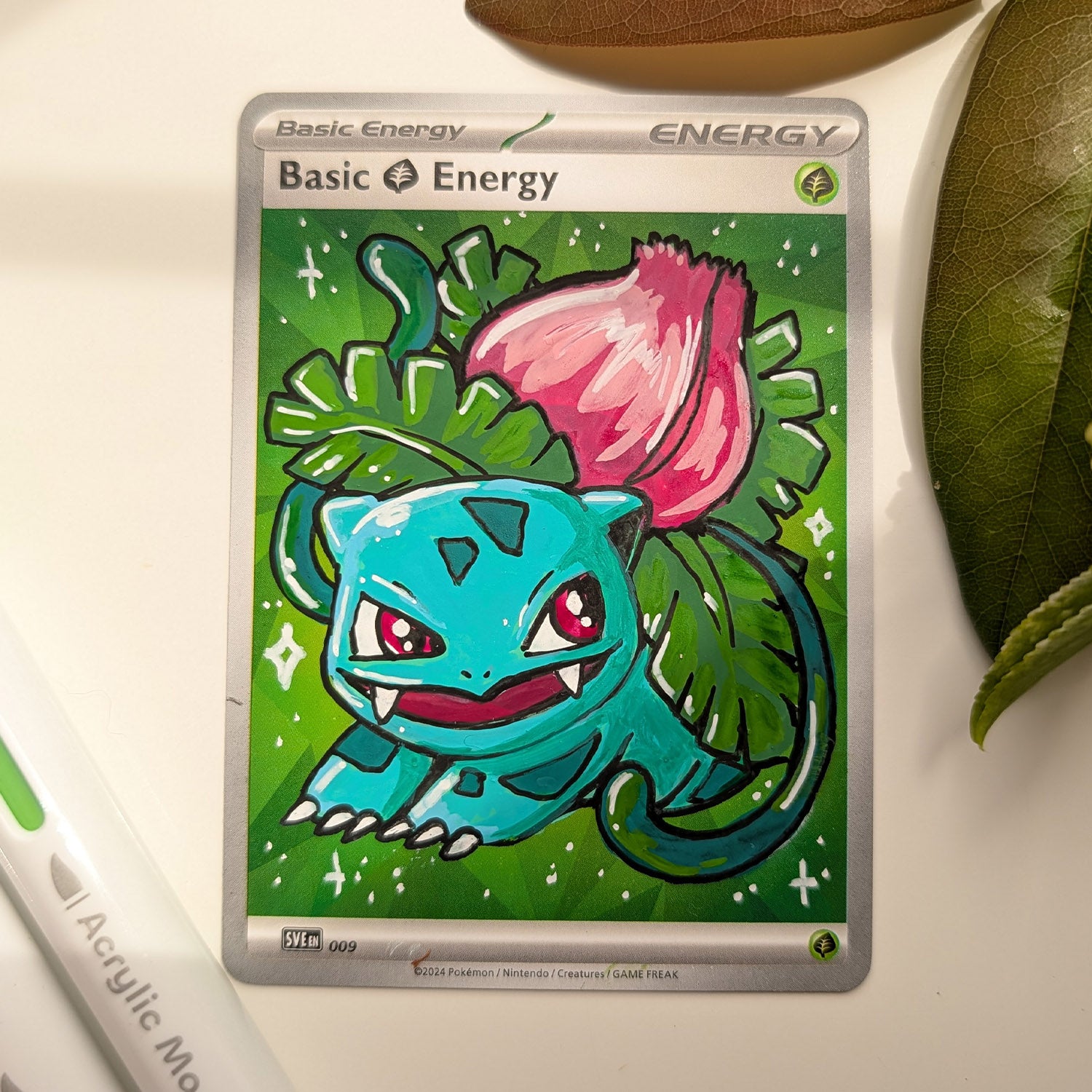 Ivysaur | Energy Card Art